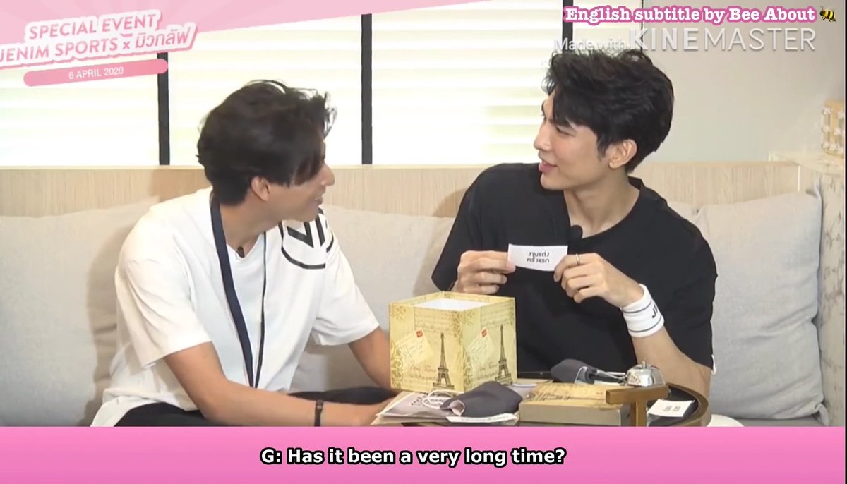 Lol @ Gulf teasing mew about his age again and Mew taking an hour to get his joke I love them  #MewGulf