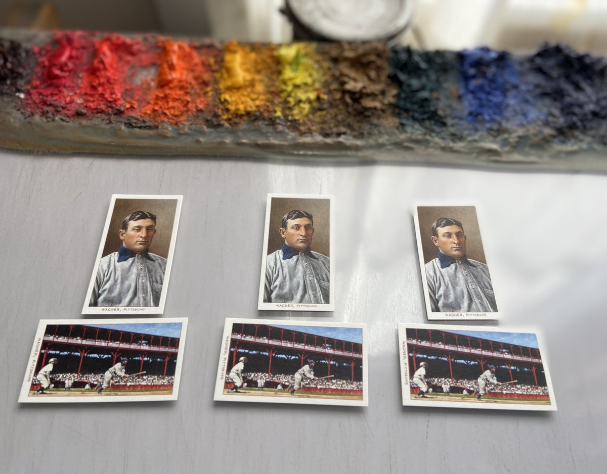 GraigKreindler's tweet photo. ICYMI: Follow me and retweet this before Wednesday, April 15 at 9:00 PM EDT and I'll pick three random winners. Each will receive both of my Honus Wagner T206 business cards (signed at your request)! https://t.co/6EZgIjnKzL