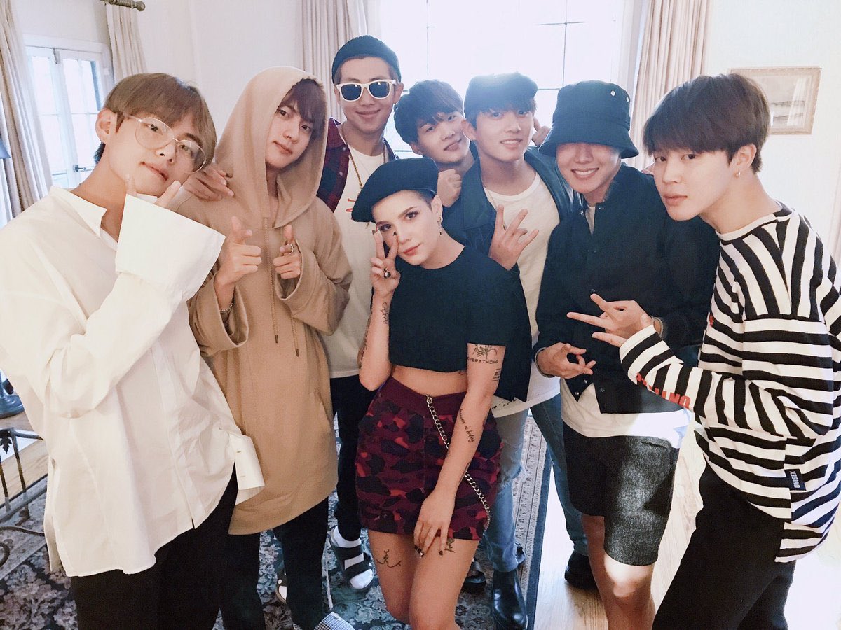 Halsey is openly bisexual and one of BTS’ closest confidants. They also collaborated on Boy With Luv