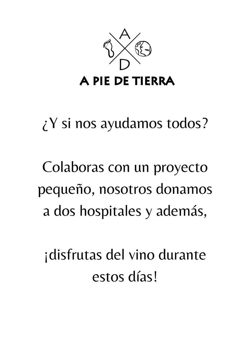 apiedetierra's tweet photo. Parece que nos hemos animado a aportar nuestro granito de arena abriendo nuestra tienda online y donando parte de las ventas a los que están día a día a pie de cañón.

Os esperamos en https://t.co/lHds93zLAh

¡Esperemos que estéis todos bien! https://t.co/9hpNEmz2gk
