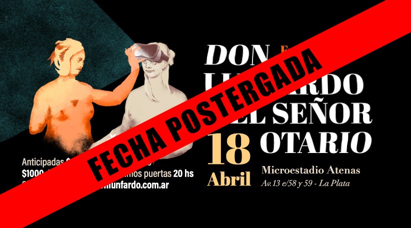 ¡Atención Lunfardxs!

El show de Atenas está postergado. 
Una vez normalizada la situación daremos a conocer la nueva fecha.

¡Gracias!

*Las entradas ya adquiridas tienen validez.