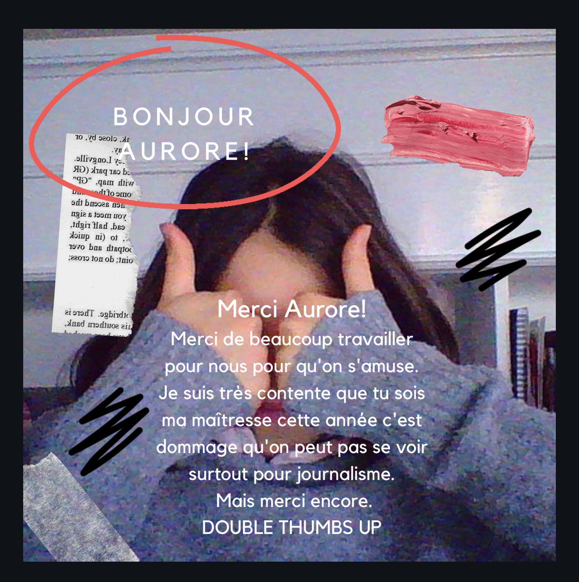 Le vendredi, tu es au bout de ta vie... Tu reçois un message sur <a href="/Seesaw/">Seesaw</a> d’une élève qui utilises <a href="/canva/">Canva</a> pour te remercier... et la vie reprend. #tiredteacher #gratefulteacher #communicator