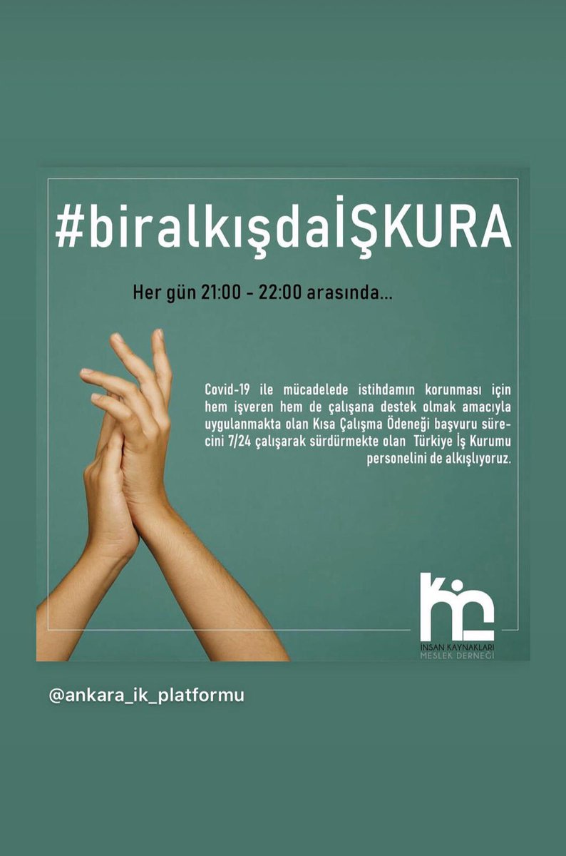 #biralkışdaİŞKURA 👏👏👏

Kısa Çalışma Ödeneği(KÇÖ) ile İşçi ve işverenlerimiz yanındayız. Gece gündüz çalışarak kesintisiz hizmetimize devam ediyoruz..,