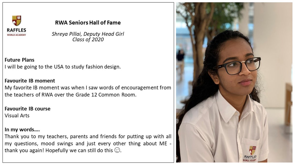 IBDP | Raffles World Academy tweet media