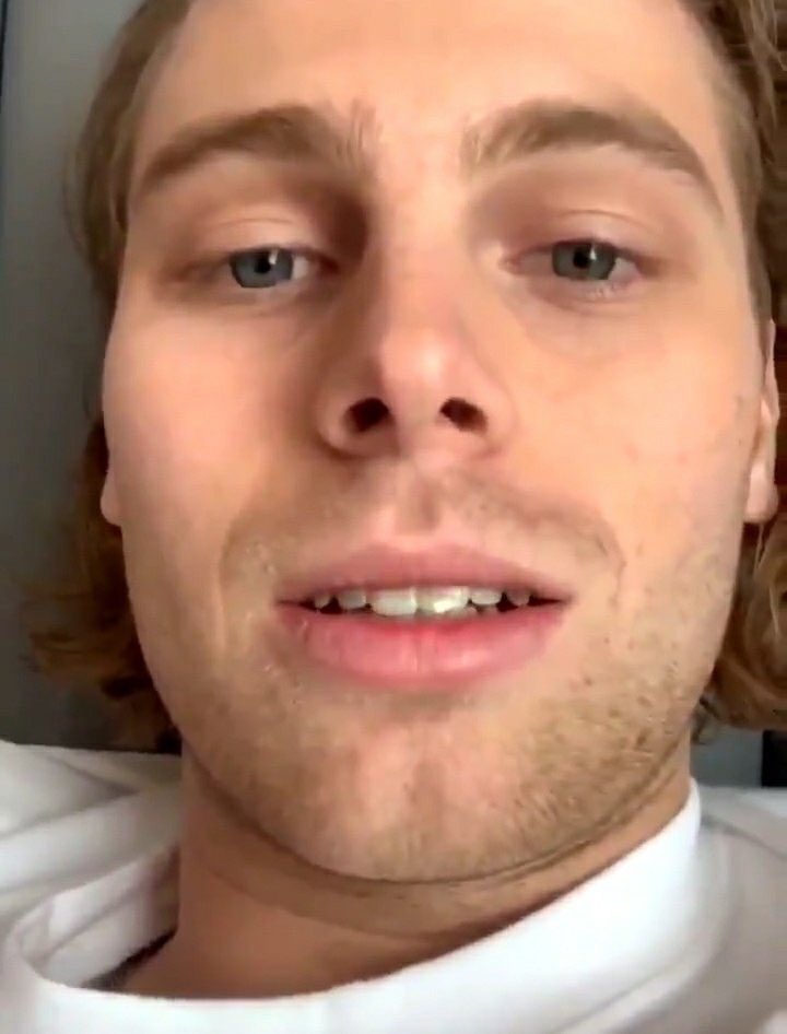 Day 7: Luke Hemmings realising there’s no filter
