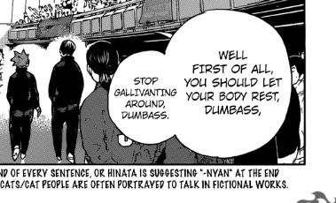 only now i realized that hinata having a fever was his own fault. it wasn't a "it was gonna happen anyway" thing. ppl kept telling him to rest but he didn't listen, he didn't even sleep well the night before. 
