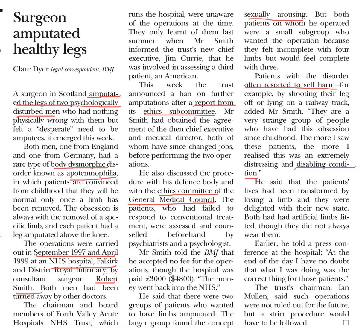 Here’s a new paraphilia for you all. The more I read up on these the more I’m tempted to come out as a normophiliac and claim my own place under the queer as fuck umbrella. Sexually arousing thoughts of amputation.  #Apotemnophilia