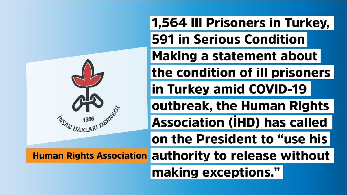 #Turkey has the highest rate of increase in #COVID19 yet Erdogan does not really care what happens to tens of thousands of political prisoners. 

#COVID19InTurkeysPrisons