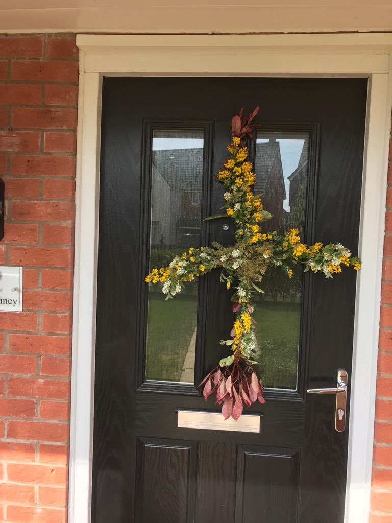 venbarrydugmore's tweet photo. And the Easter Sunday follow through with #changingchurch in @CofE_Cov Creative credits go to my wife Suzanne not me!! https://t.co/8yPDF1Za28