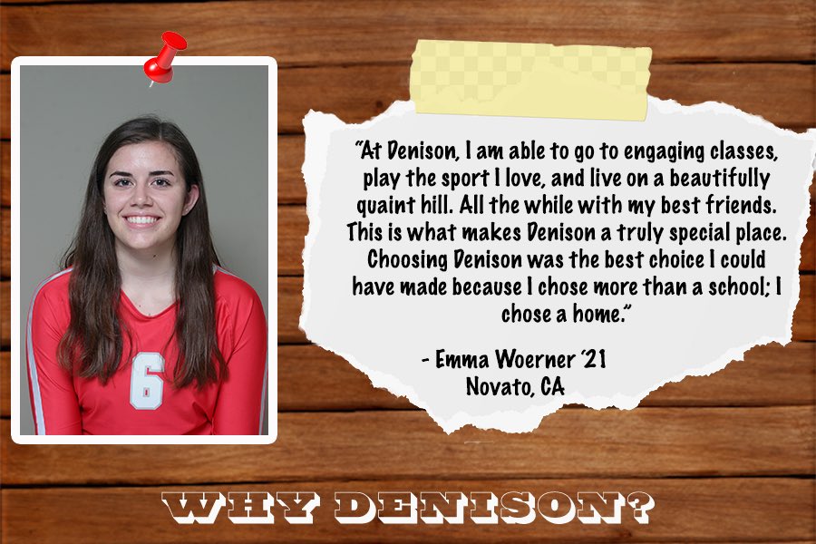DenisonVB's tweet photo. #WhyDenison #GoBigRed https://t.co/sOhlNCYBAZ