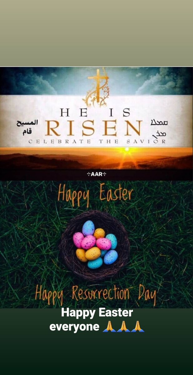 Happy Easter everyone 🙏🙏🙏