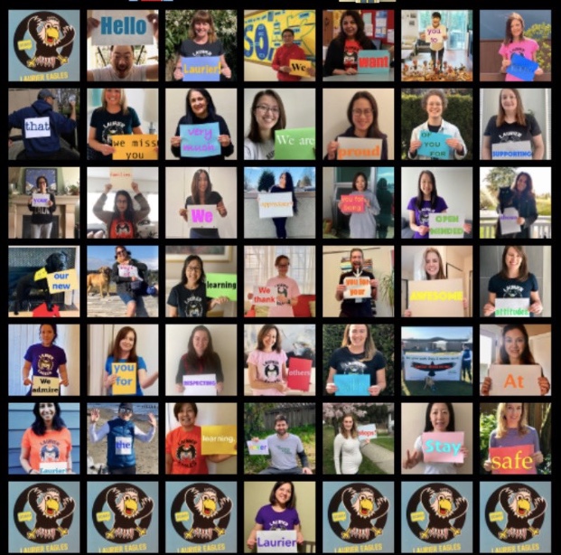 We miss you Laurier Community!
Physically Distant, but Socially Connected and always Celebrating our Community!
THE LEARNING NEVER  STOPS!