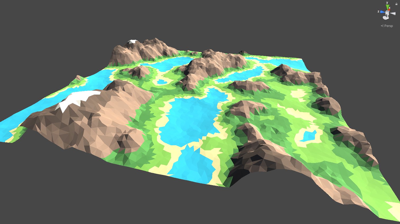 talent Perversion Peephole Kristin Lague on Twitter: "Here is a sneak peek of the finished low-poly  procedural terrain creator I am currently making in @unity3d. Going to  start recording the video next week. #madewithunity #gamedev