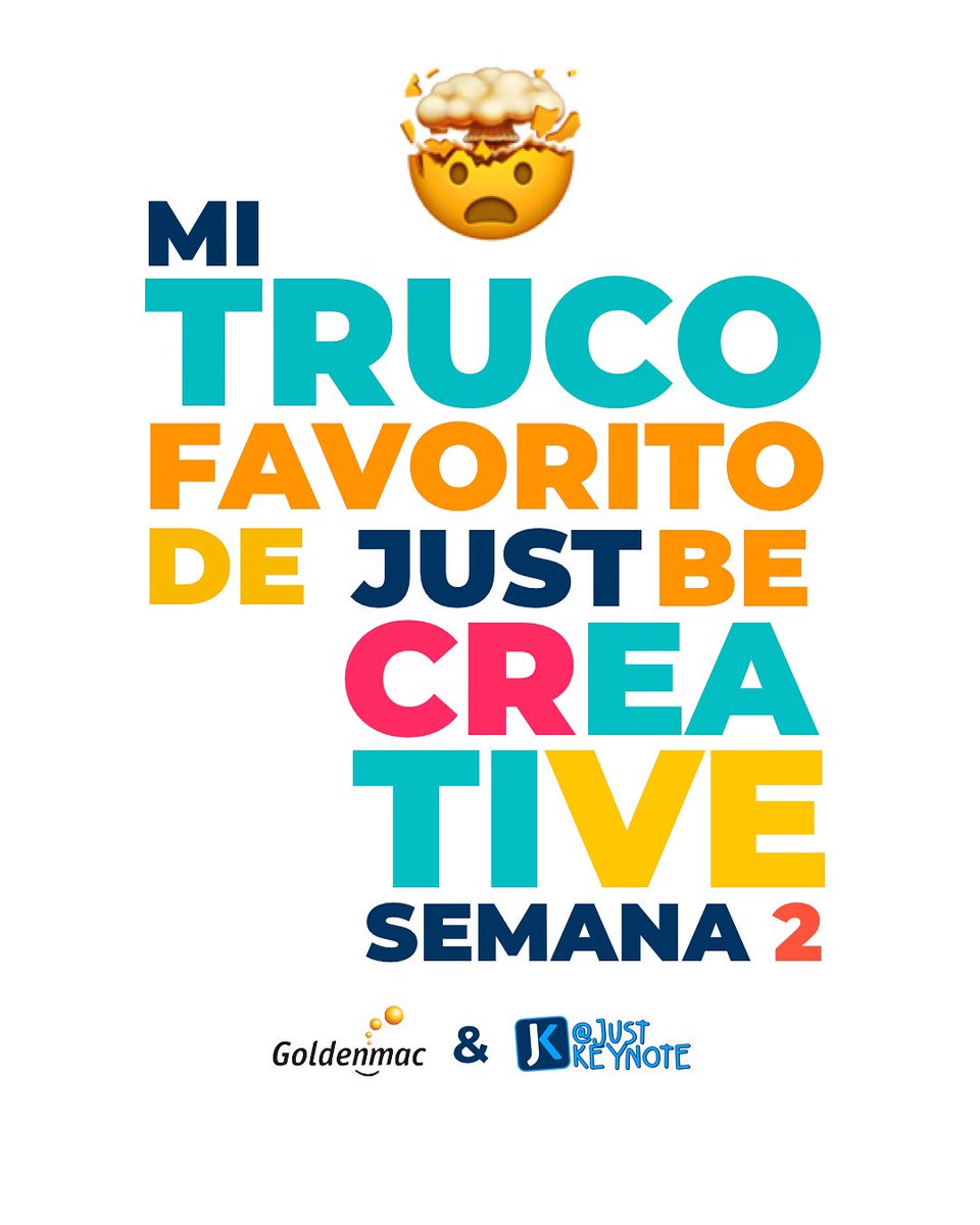 justedues's tweet photo. Keynote, GarageBand, iMovie o Pages. ¿Cuál ha sido tu truco favorito de esta segunda semana de #justbecreative ? Déjanoslo en un comentario 🙏 ¿Qué pasará la próxima semana? 🙄🤷🏽‍♂️ ¿Quieres más?

Gracias @goldenmacedu por acompañarnos en esta aventura! ✌🏼 https://t.co/x9pryH2XgO