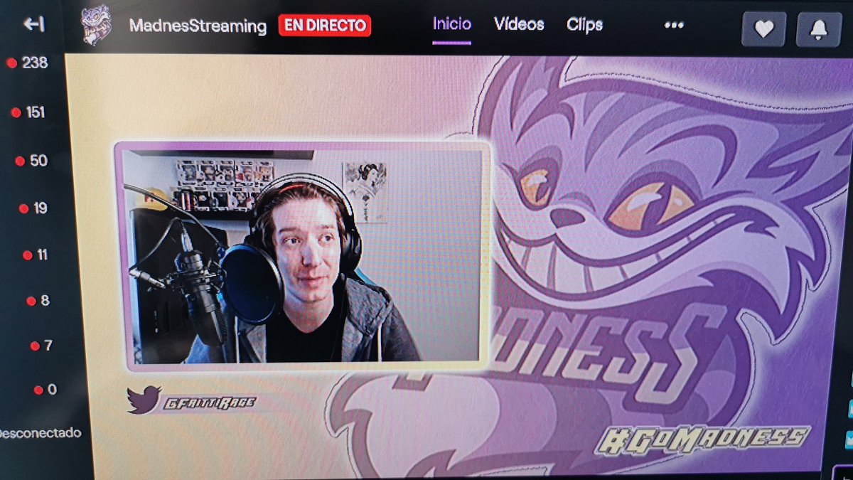 TumbaRanchoYT's tweet photo. #GOMADNESS en directo ya!!! A apoyar ese gran equipo! https://t.co/tC3yPysv2c