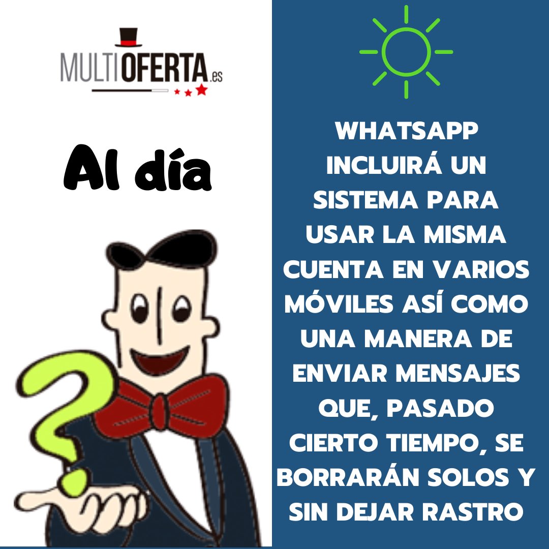 Multi0ferta's tweet photo. Ponte al día con nosotros. La actualidad dice... #news #tecnologia #preguntas #respuestas #curiosidades #salud #sociedad #actualidad #multioferta #imagen #curiosidades #yomequedoencasa #efemerides https://t.co/FhUrUFKmhL