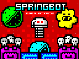 Roolandoo's tweet photo. #SpringBot – Mars Attack! (Andy Farrell, 2020):
Plataformas arcade que nos traslada a una estación minera en Marte. Su estética colorista y sus fantásticas animaciones le dan el toque de calidad extra a este genial juego.
Enlace de descarga: https://t.co/mH5Kt4Gf3F https://t.co/Es2KblNnA7