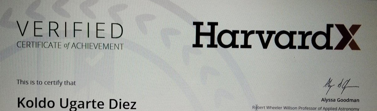 laklaw97's tweet photo. Pues he acabado el curso online de Harvard #PredictionX y muy contenta la verdad. https://t.co/yHyoOP4koH