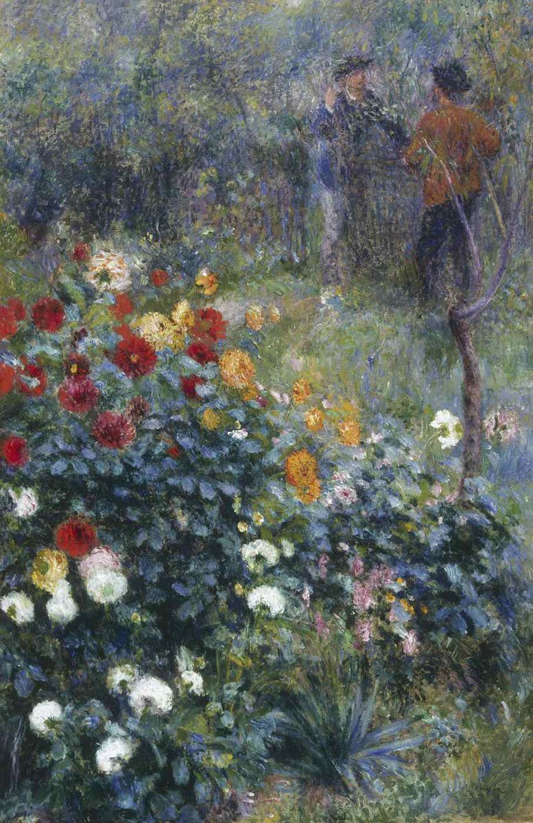 garden in the rue cortot montmartre; 1876