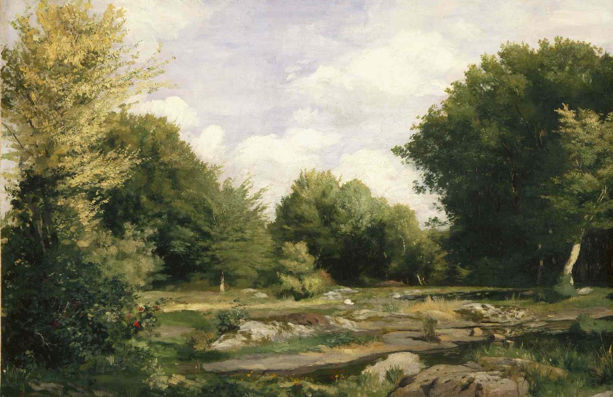 a clearing in the woods; 1865