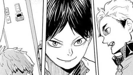 good morning to kageyama who started smiling the moment he saw hinata again and he can't seem to stop any time soon 