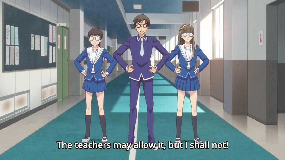 And then we have the introduction of the student council. They were kinda entertaining just because of how serious they were about everything. They remind me of the Yuki Fan Club in that regard. So maybe I can ship Makoto and Motoko.  #StrangeWaves