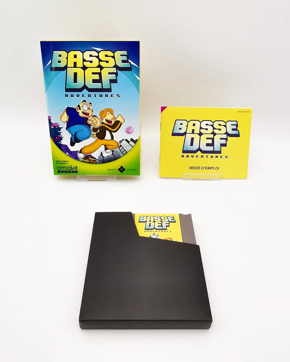 Matt_RetroGamer's tweet photo. Basse Def Adventures - NES
Omake Books - 12.2019 - FRA 🇫🇷

#Nintendo #NES 
#BasseDef @omakebooks @Broke_Studio @jibe_

+📸: https://t.co/ttfff0ChMt https://t.co/Hmbm5JmWqy