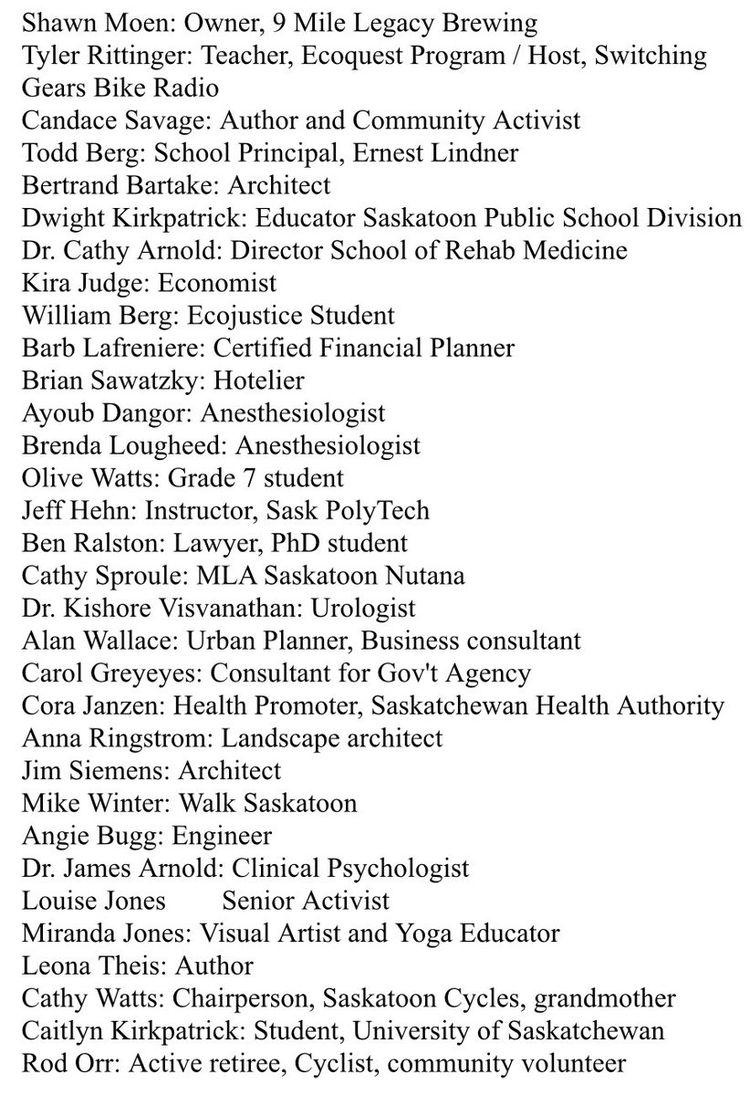 Late last night, <a href="/SaskatoonCycles/">Saskatoon Cycles</a> released an open letter to <a href="/cityofsaskatoon/">City of Saskatoon</a>. 

The non-profit is looking for the city to open up streets to active transportation during the #COVID19SK pandemic: #yxe #yxetraffic #yxecc