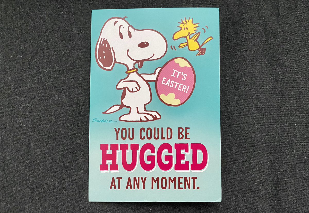 EricRovtar's tweet photo. A big thank you to @sherryrovtar and my #twitterlessdad for adding a little brightness to this very different #Easter.

#EasterSunday #Snoopy #heisrisenindeed #StayHome #COVID19 #coronavirus https://t.co/A8PdPTgMK1