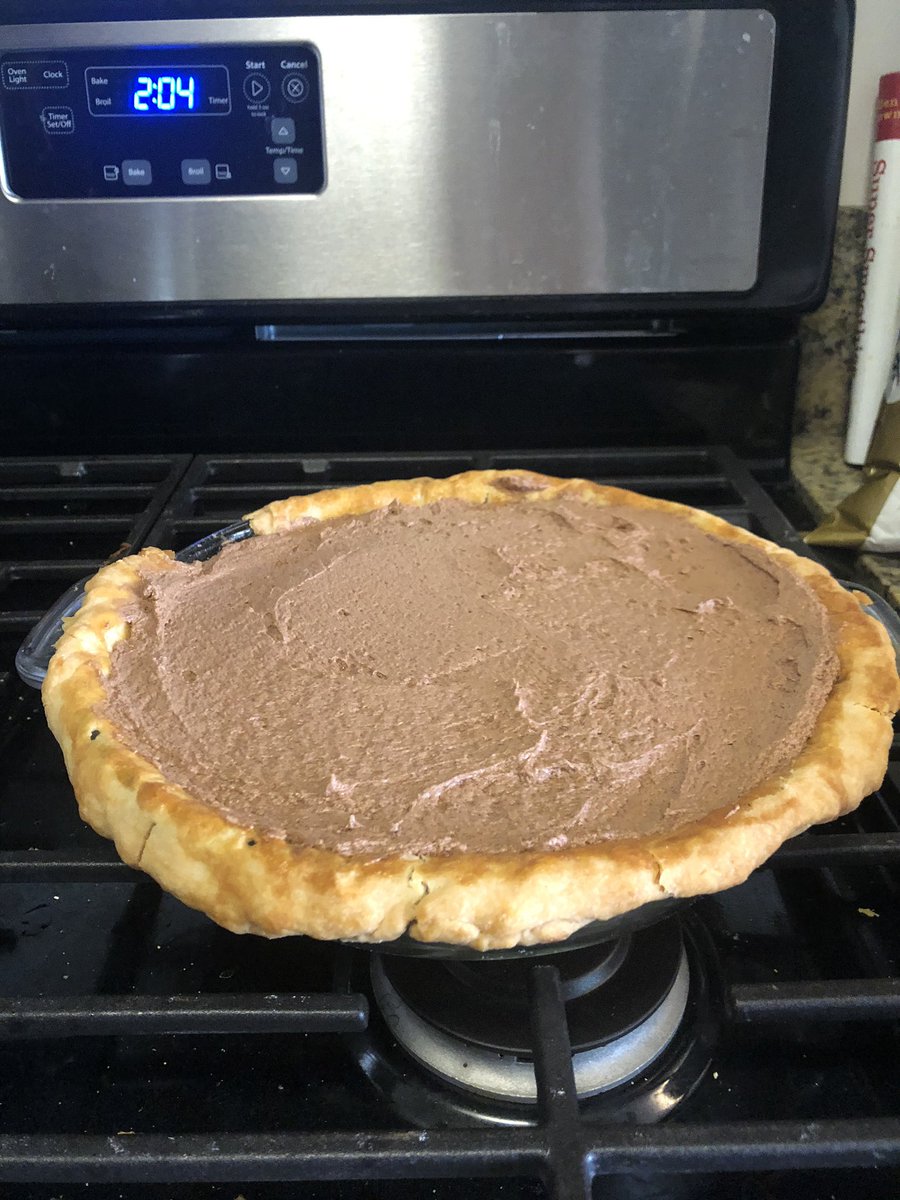 Filling good about this French Silk Pie.