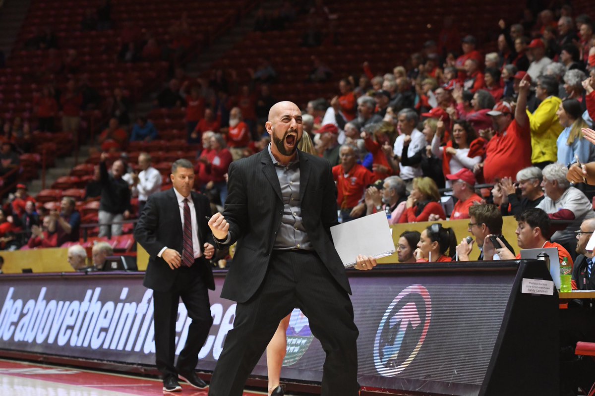 UNMLoboWBB's tweet photo. We completely agree that @CoachFerrara is an impactful assistant coach! His passion for our program and its players is unmatched! #GoLobos https://t.co/Ozo6zItDlL
