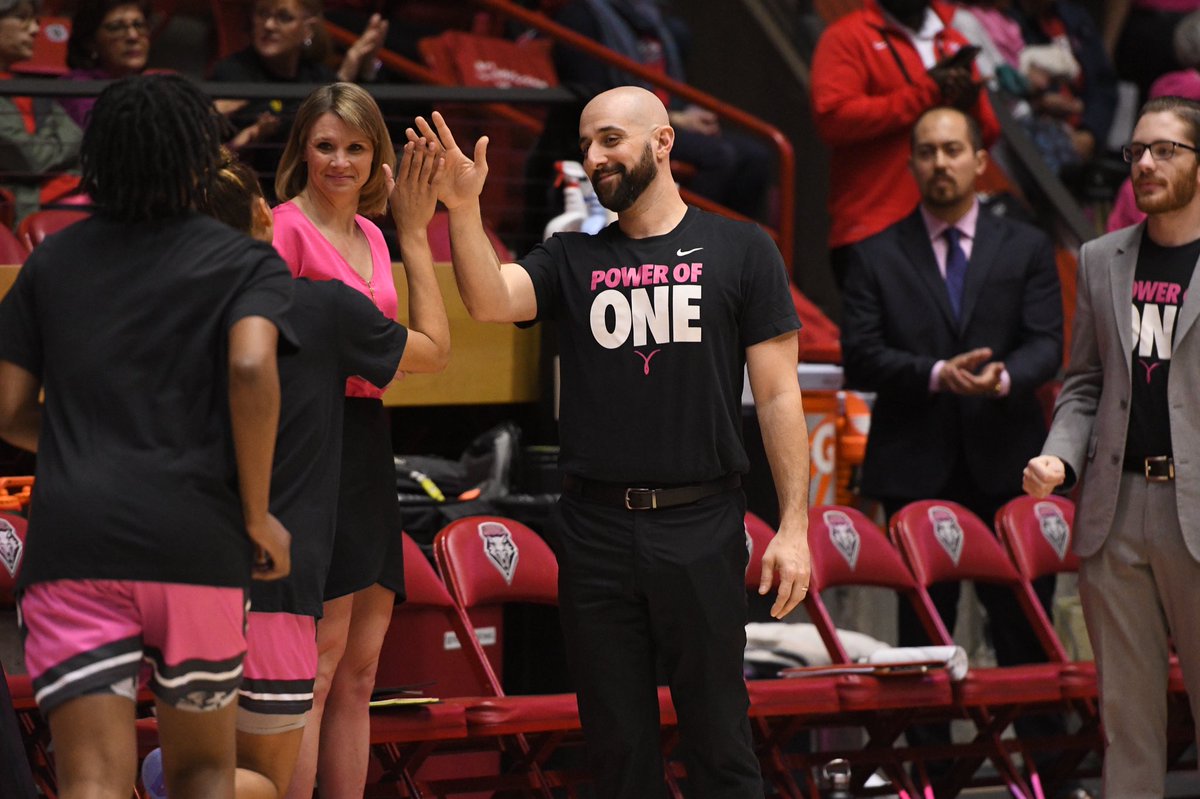UNMLoboWBB's tweet photo. We completely agree that @CoachFerrara is an impactful assistant coach! His passion for our program and its players is unmatched! #GoLobos https://t.co/Ozo6zItDlL