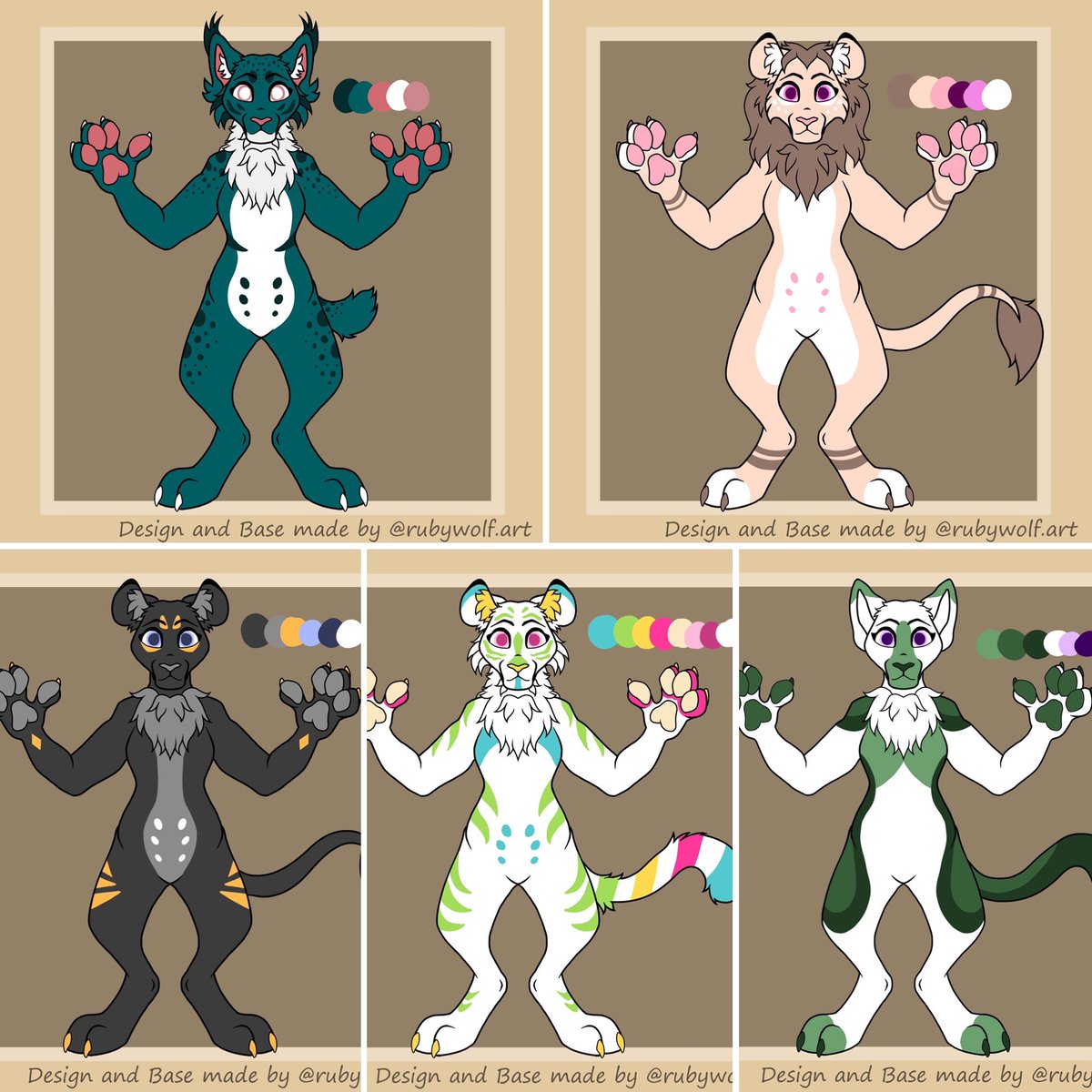 rubywolfart's tweet photo. $1 or $2 adopts! Need them gone! PayPal or Venmo!
#adopts #adoptables #furryadopts #furryadoptables #furryadopt #adoptable #furry #furryart #lynxadoptable #lionadoptable #tigeradoptable #catadopt #tigeradopt #lionadopt #lynxadopt #lionessadopt #ota #offertoadopt #furryota https://t.co/Gwb9VHiBfT
