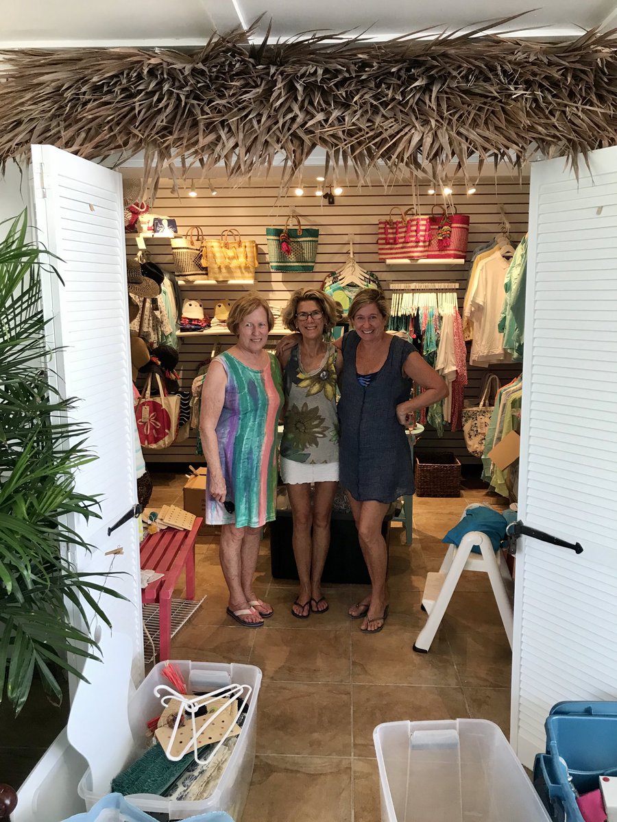 The gift shop girls of Pine Cay the Meridian Club Turks and Caicos