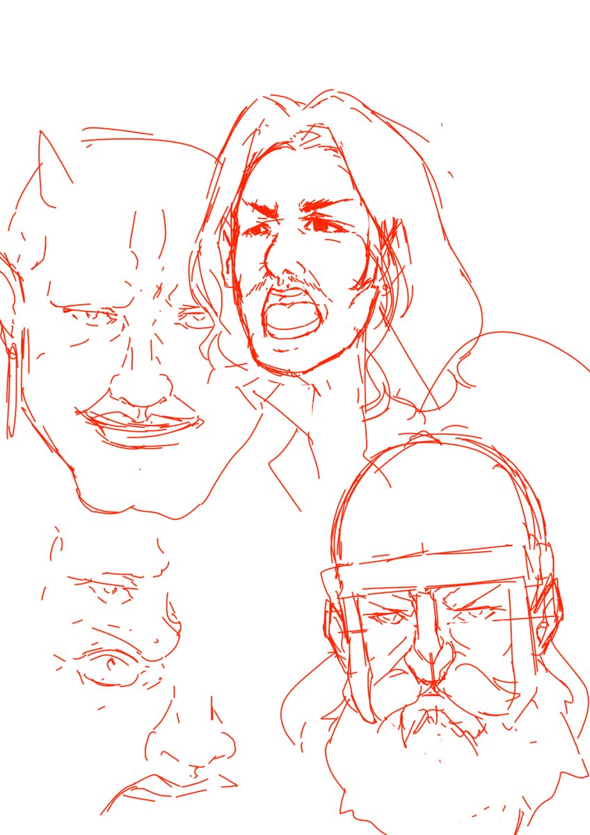 A friend of mine wondered if I ever drew males. Answer is I do but mostly just doodles. 