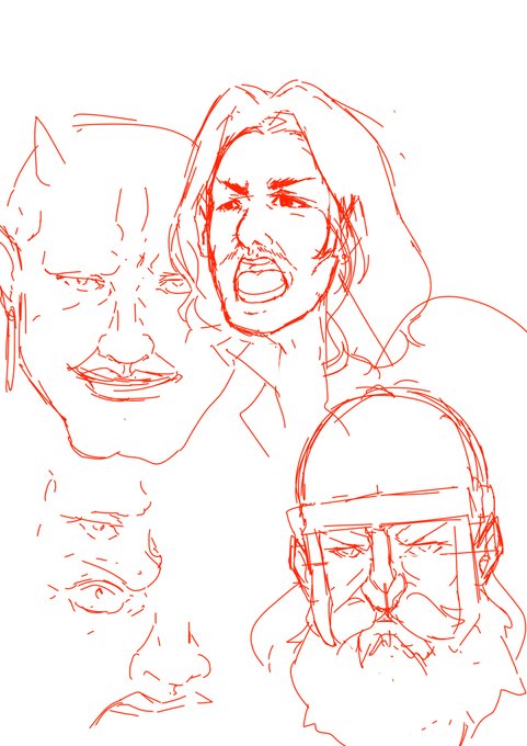 A friend of mine wondered if I ever drew males. Answer is I do but mostly just doodles. 