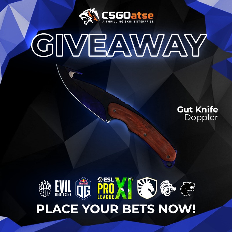 CSGOatsecom's tweet photo. The bigger giveaway *as promised*

To enter:

😈 Follow us
😈 Retweet
😈 Like
😈 Be registered on https://t.co/koK9V59Qsc 

The giveaway ends in 2 days! https://t.co/odsVvv9lv3