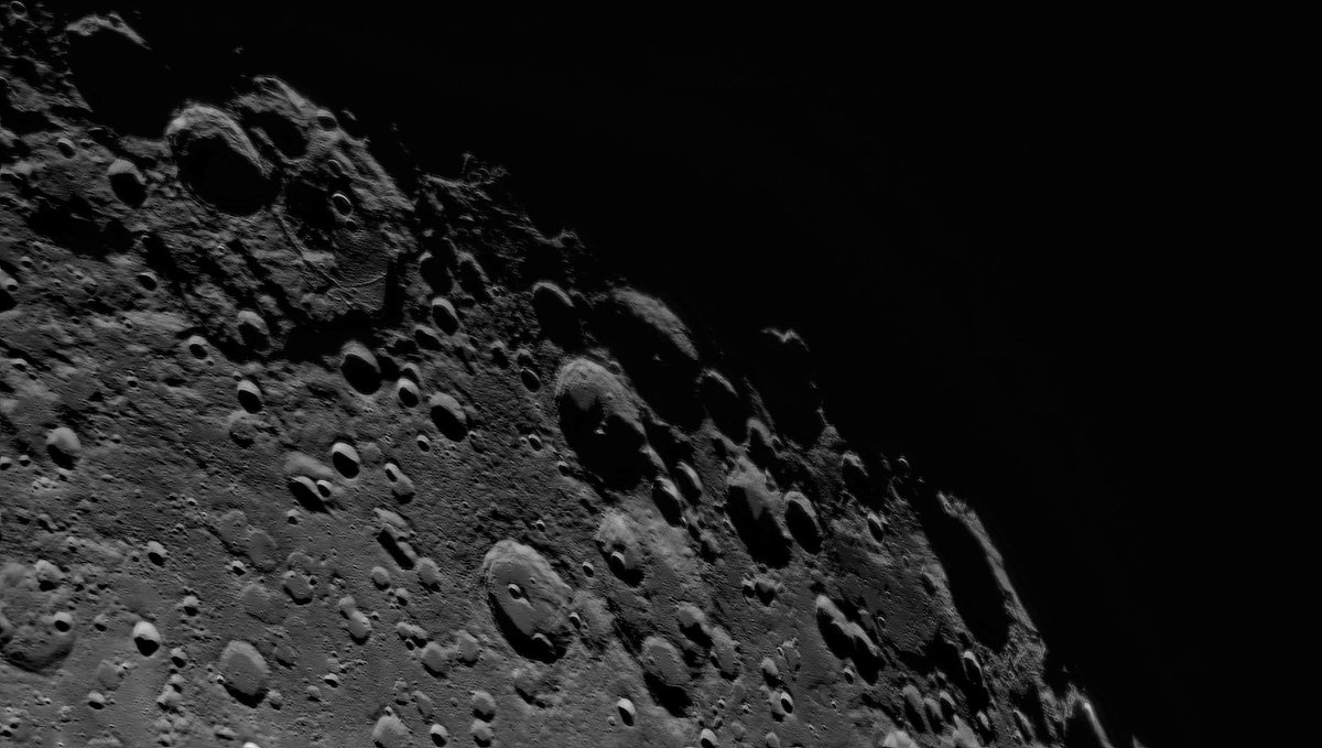 From the  #moon livestream last night, with guest  @fcain, on  #YurisNight:Craters Vlacq, Janssen, and so many others. #astrophotography  #lunar  #astronomy