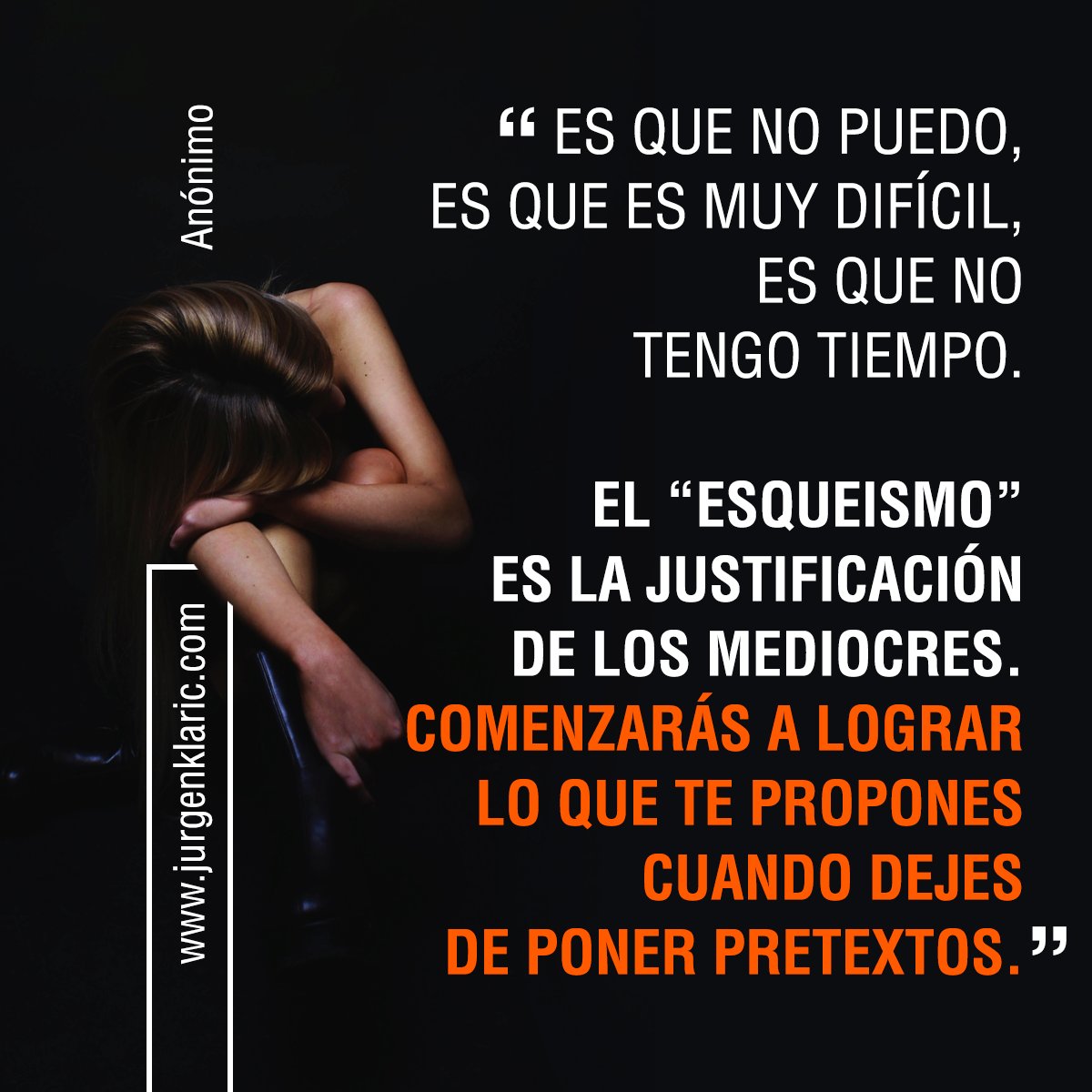 JurgenKlaric's tweet photo. El "Esqueismo" es la justificación de los #MenteMediocre. Deja de poner excusa y matar tu futuro. #CambiemosJuntosElMundo https://t.co/99XX4uSNby