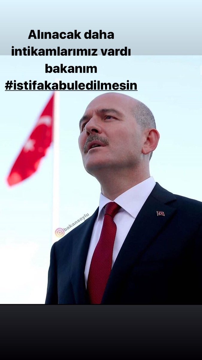 #istifakabuledilmesin #bakanım #sueleymansoyluyalnızdeğildir