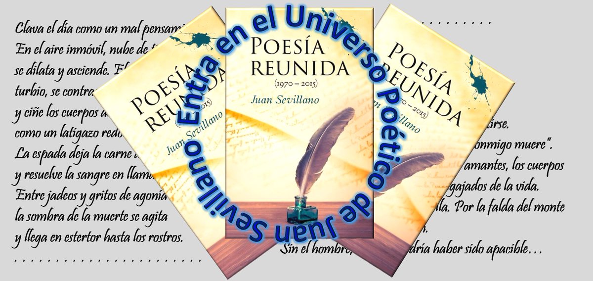 ¡Viaja al centro de la emoción! Te invito a #LamejorLectura POESÍA REUNIDA (1970-2015) Toda la #Poesía de Juan Sevillano, @RoMemoria #Libros Ahora disponible en #Amazon #KINDLE: leer.la/PoesiaReunida #PAPEL: leer.la/PoesiaReunidaE…
