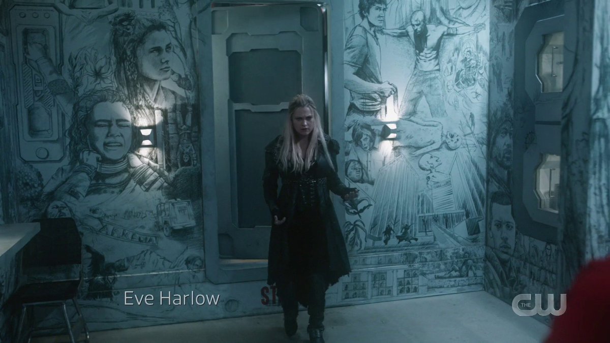  #The100 fans, particularly fans of Clarke Griffin and season 6: in this thread I'll list all the drawings from Clarke's mindspace in 6x07 and 6x10 that we were able to spot - most of which (over 90) we've been able to identify, with image comparisons to scenes from the show.