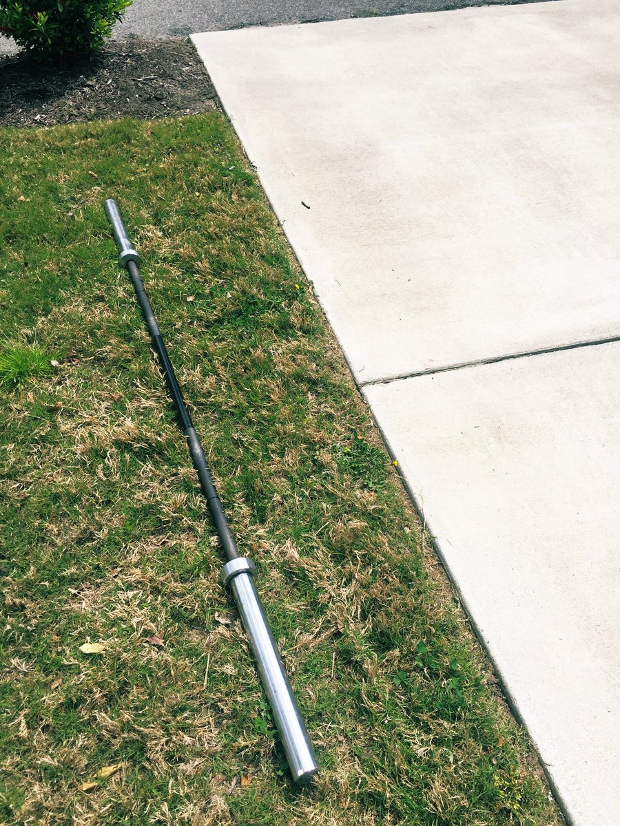 BeEliteDaily's tweet photo. Empty Barbell Driveway Session 🔥💯☀️

🏋️‍♂️OH Press + Bent Over Rows 

➡️4x8 w/ 4 seconds down
➡️4x12

💪 Bicep Curls + OH Tricep Extensions

➡️4x8 w/ 4 seconds down
➡️4x12

#sundayswole #sun #highfrequencytraining #athome https://t.co/DbUHGpH30Z