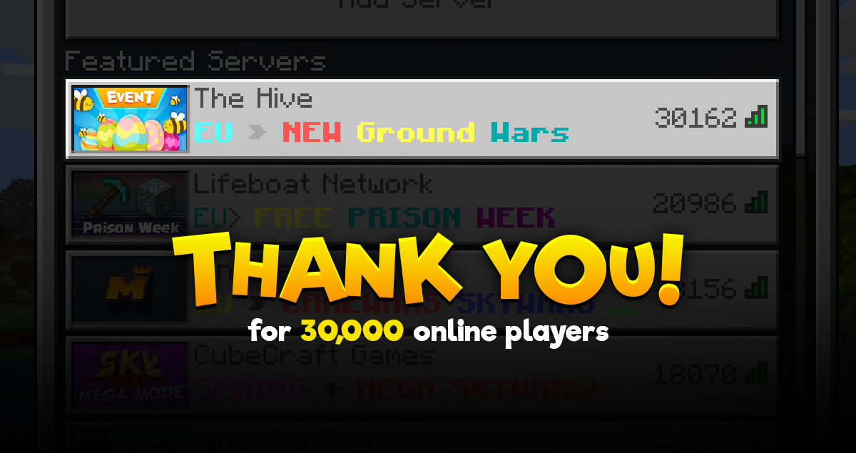 Hive Games On Twitter We Honestly Never Expected To See As Many People Online As We Have Today It Means A Lot To Us That So Many Of You Would Spend