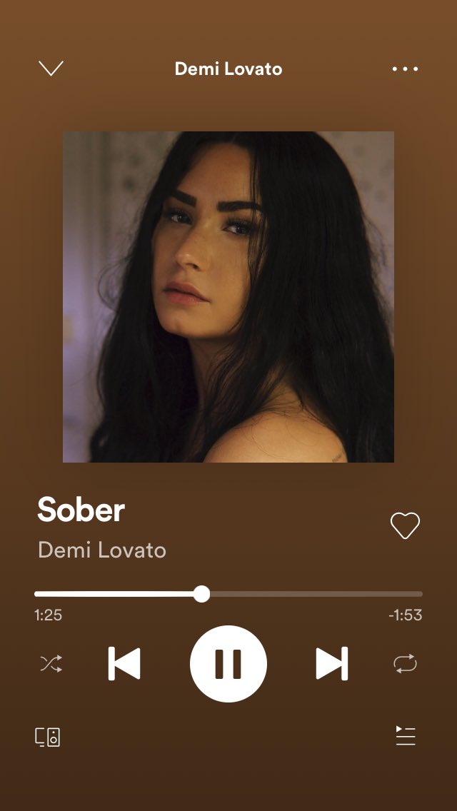 Day 8: A song about drugs or alcoholSober by Demi Lovato