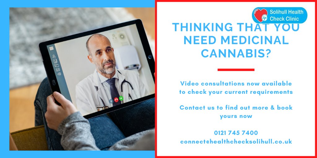 solihullclinic's tweet photo. Thanks for all the chat #BrumHour &amp; don't forget, if you have a chronic illness and you think that medicinal cannabis could be the answer, don't forget we are carrying out video consultations.  Get in touch to book a consultation https://t.co/xIkPKEBRhH