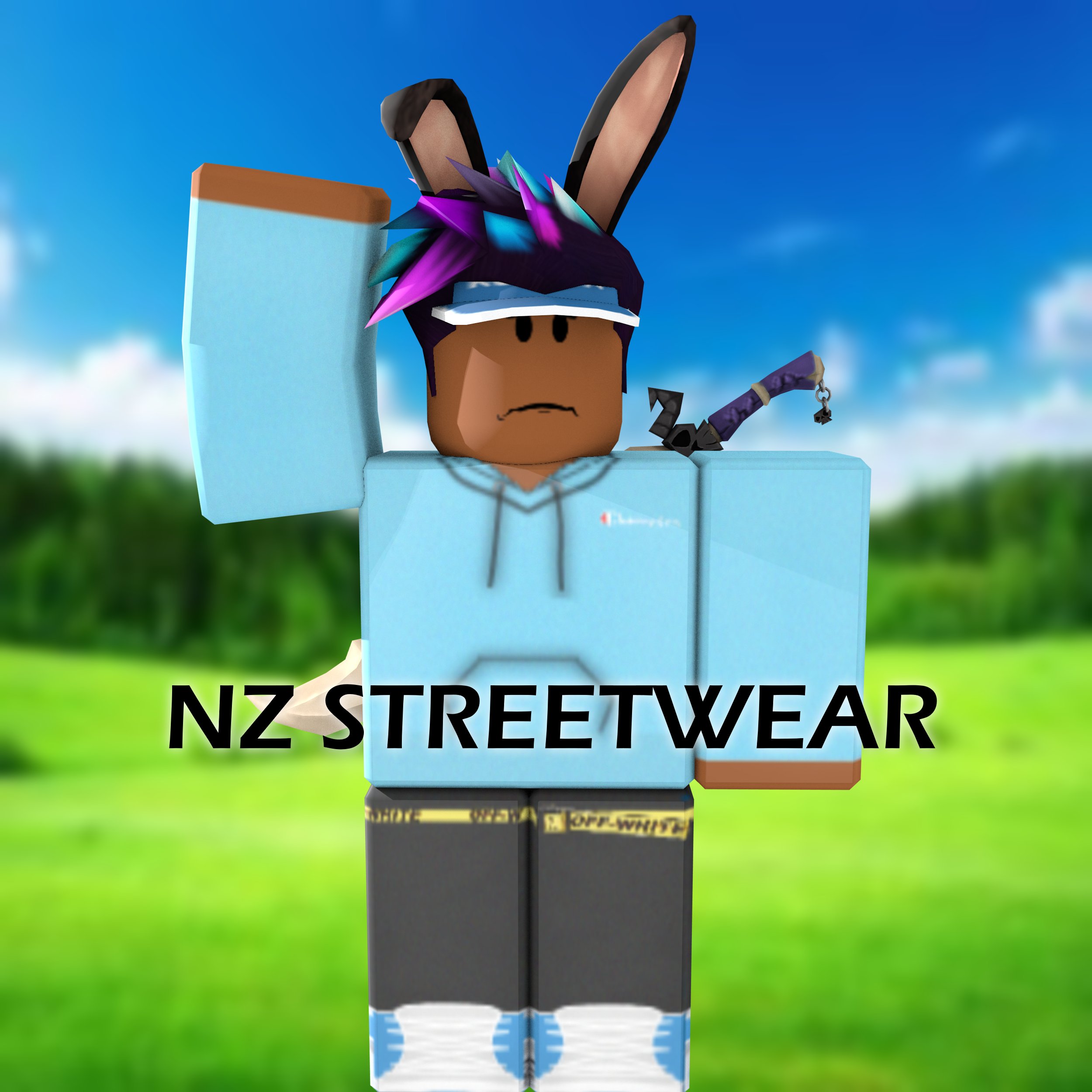 Champion sweatshirt outfit clearance roblox
