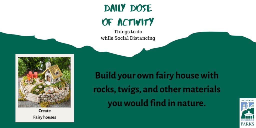 CincyParks's tweet photo. Here's a fun project for your #DailyDoseOfActivity https://t.co/l0GVY3t3CG