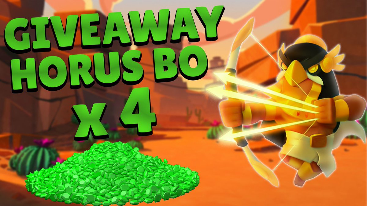 natwithaheart's tweet image. ✨ HORUS BO GIVEAWAY ✨
• 4 winners! $10 USD PayPal/Gift Card each! 

💛 REQUIREMENTS 💛

-Retweet🔁, Like this Tweet❤️, and Tag 2 Friends😎!
-Follow @natwithaheart 
-Follow @bobbyBS_ 
-Follow @OGBrawlStars 
-Follow @ashlyn_bs 

Winners will be picked 4/16🗓️

GOOD LUCK 💛