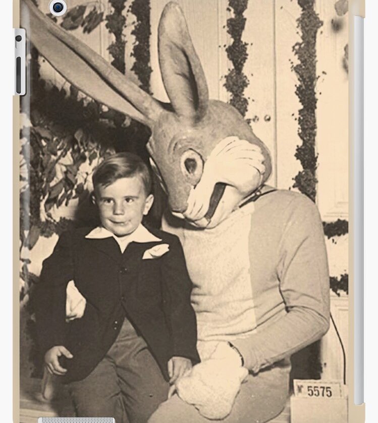 Happy Easter, sinners. Enjoy this thread of creepy Easter bunny photos. I recommend scrolling all the way to the bottom.